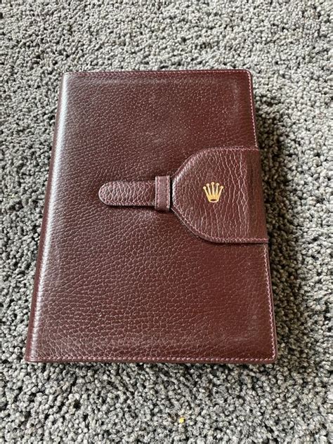 rolex leather notebook|Rolex Leather Notebook Agenda .